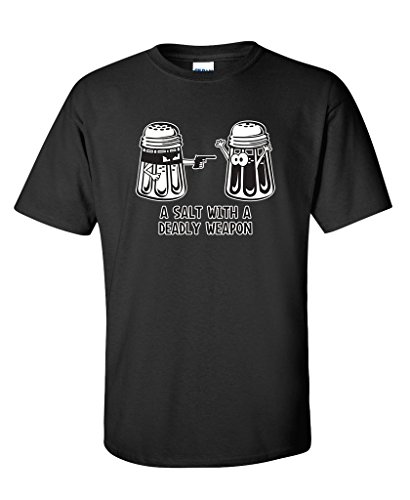 A Salt With A Deadly weapon graphic novelty gift funny mens funny t shirts