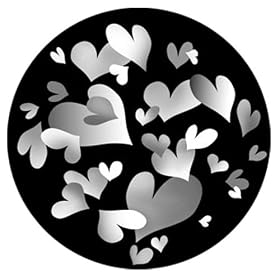 Cartoon Hearts - Super Resolution Gobo