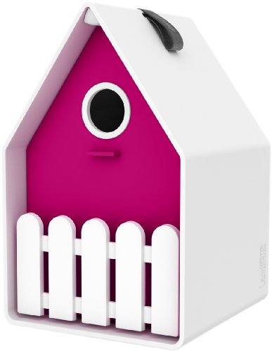 Algopix Similar Product 9 - LANDHAUS Birdhouse White/Pink