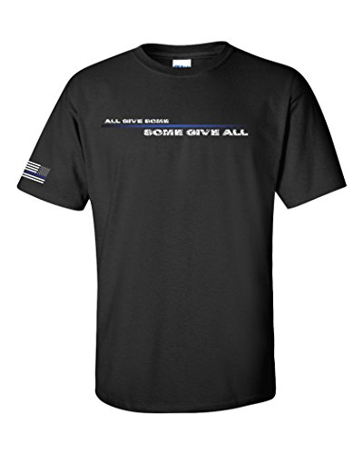Police Blotter Mens LEO / Law Enforcement Blue Line Respect T-Shirt