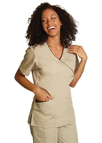 Adar Universal Mock Wrap Solid Trim Top