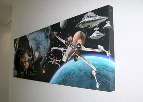

BEAUTIFUL STAR WARS REVENGE OF SITH CANVAS ARTWORK GALLERY WRAP STYLE
