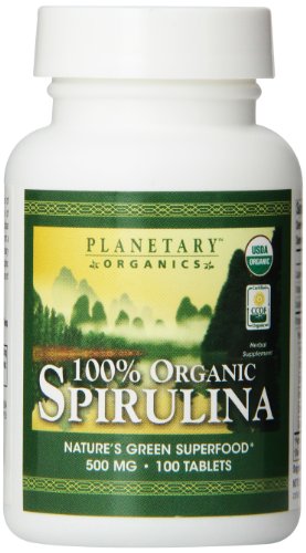 Algopix Similar Product 1 - Planetary Herbals Organic Spirulina