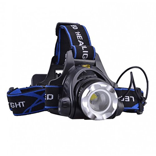 SHINA 2200 Lumens XM-L T6 LED 18650 Zoomable Headlamp Headlight Night Torch