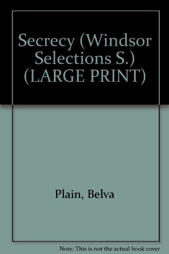 Secrecy (Windsor Selections) by Belva Plain