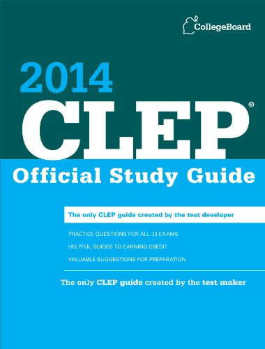 CLEP Official Study Guide 2014 by The College Board