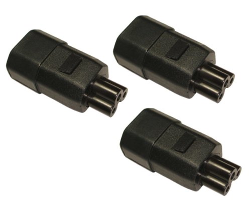 Algopix Similar Product 19 - Conntek 330201 3Pack Plug Adapter IEC