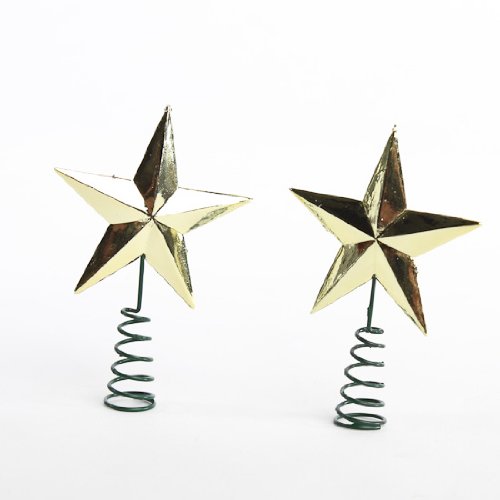 Algopix Similar Product 3 - Miniature Christmas Tree Star Toppers