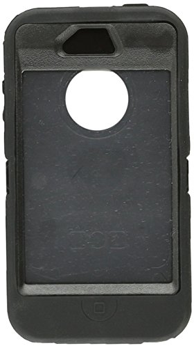 Multi Color Iphone 4 4S Body Armor Defender Silicone Hybrid Cove Hard Case, Three Layer Silicone PC Case Cover for iPhone 4 4S 4G, (Black+Black)