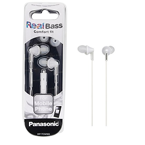 

Panasonic RP-TCM165-W Earset Stereo Earphones For Smartphones RPTCM165 White