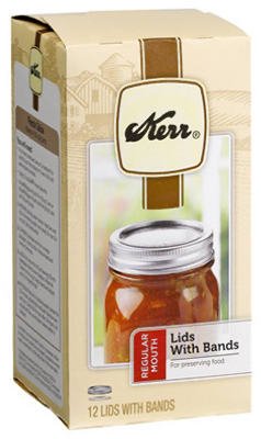 

Jarden Home Brands 00070 Regular Canning Jar Caps, 12-Pk