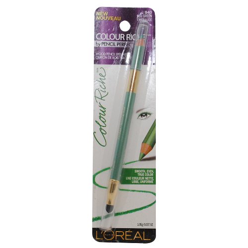 L'Oreal Colour Riche Wood Pencil Eyeliner ~ Sea Green 940