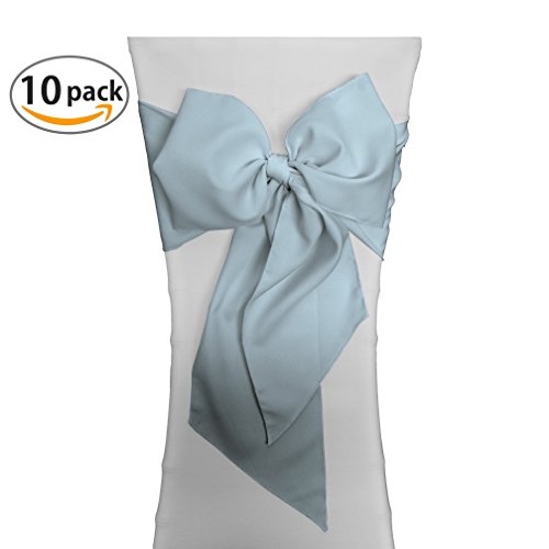 Algopix Similar Product 4 - LA Linen Polyester Poplin Chair Bows