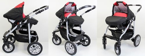 Kinderwagen Coral - Kombikinderwagen 3 in 1 Komplettset 