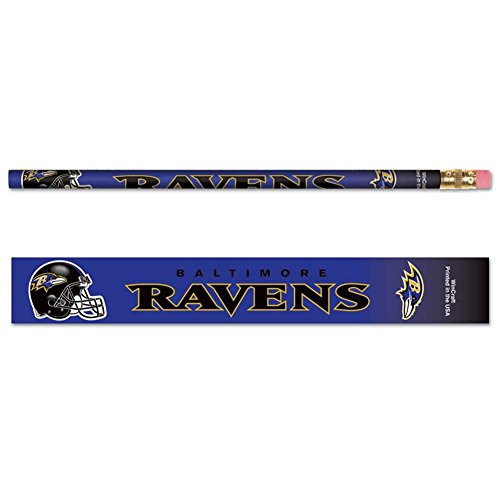 Algopix Similar Product 9 - Baltimore Ravens Pencil 6 Pack