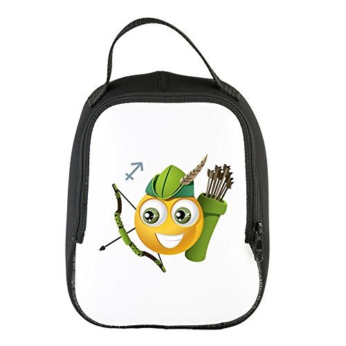

Neoprene Lunch Bag SmileyFace Zodiac Sagittarius