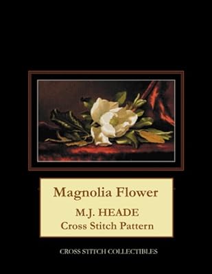 Magnolia Flowers: M.J. Heade Cross Stitch Pattern