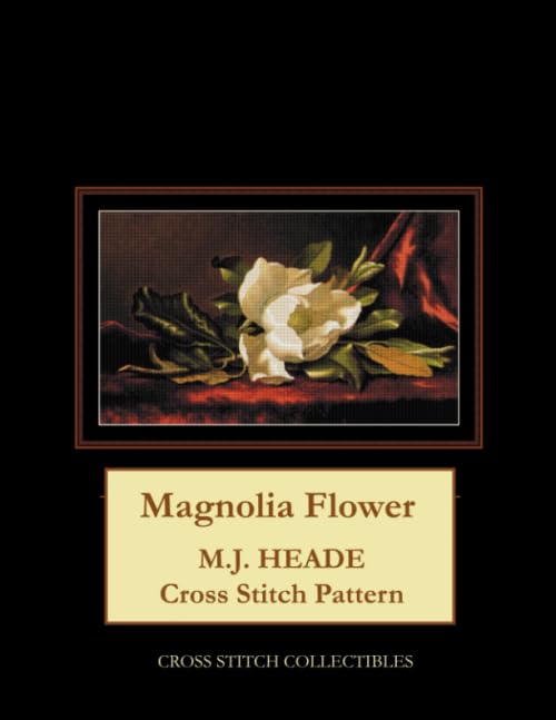 Magnolia Flowers: M.J. Heade Cross Stitch Pattern by Cross Stitch Collectibles