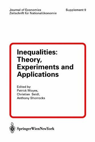Inequalities: Theory, Measurement and Applications by C. Seidl A. Shorrocks P. Moyes