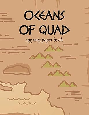 Oceans of Quad: RPG Map Paper Book