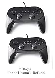 2X Negroid Classic Controller Pro for Nintendo Wii Remote controller