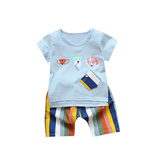 Algopix Similar Product 3 - BURTS Bees Baby Shorts Striped All Blue