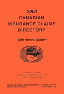 Canadian Insurance Claims Directory 2000 by Gwen Peroni