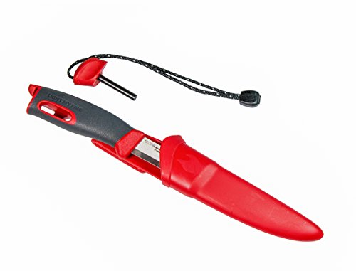 Light My Fire Swedish FireKnife with 9.5 cm (3.75 Inch) Sandvik Stainless Steel Blade and Swedish FireSteel Fire Starter