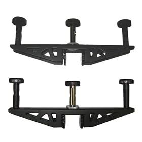 Triple Mount for Backdrop Stand Crossbars