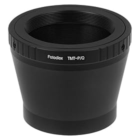 Fotodiox Lens Mount Adapter, T-mount Lens to Pentax Q-Series Camera, fits Pentax Q Mirrorless Cameras
