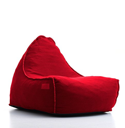 

Compressed Foam Red Polyester Structured Beanbag Chair