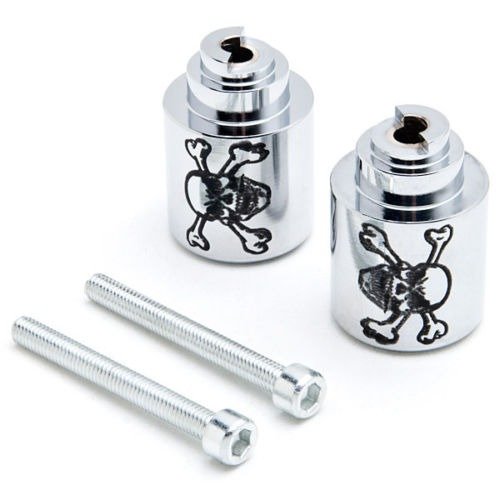 

2 Pieces Chrome Skull Pattern Motorstar Motorcycle Parts Accessories CNC Aluminum Handlebar Bar End Plug Sliders Fit For Honda CBR 1000RR 2004 2005 2006 2007 2008 2009 2010 2011 2012 2013