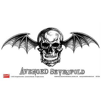 (4x4) Avenged Sevenfold - Skull Vinyl Sticker