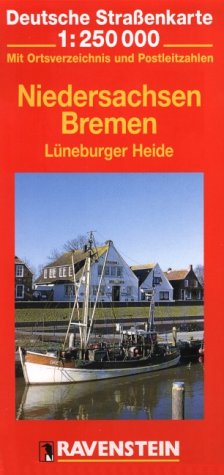 Niedersachsen Bremen (Germany Road Maps 1:250,000) by Ravenstein Verlag