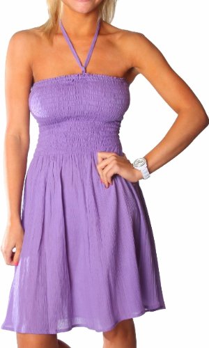 One-size-fits-all Ruffled Tube Dress/Coverup