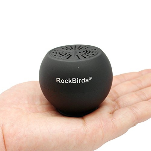 

RockBirds R807 Ultra-Portable Wireless Bluetooth Speaker, Powerful Sound with build in Microphone, Works for iPhone 4/4s, iPhone 5/5s/5c, iPhone 6, Ipad Mini, Ipad 4/3/2, Itouch, Blackberry, Nexus, Samsung and other Smart Phones and Mp3 Players