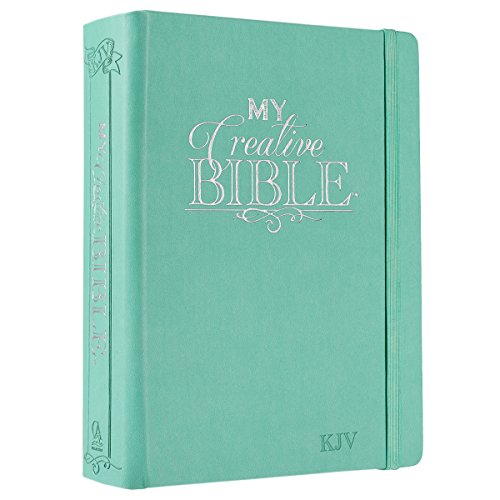 My Creative Bible KJV: Aqua Hardcover Bible for Creative Journaling by Christian Art Publishers