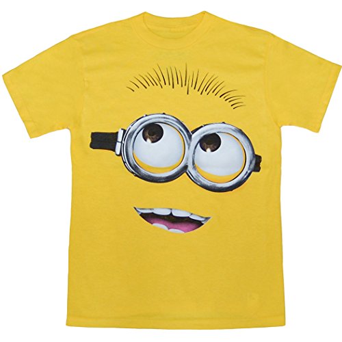 Despicable Me Minion Big Face Adult T-Shirt-Medium