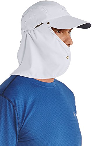 Algopix Similar Product 12 - Coolibar UPF 50 Mens Super Sport Hat