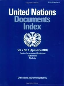 United Nations Documents Index, April-June 2004