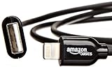 Amazonベーシック Apple認証 (Made for iPhone取得) iPhone5 ライトニングUSBケーブル 約90cm