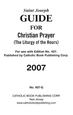 Large Type Christian Prayer Guide, 2007