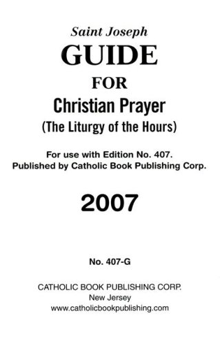 Large Type Christian Prayer Guide, 2007 by Catholic Book Publishing Co