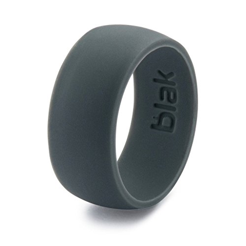 Blak Premium Silicone Wedding Ring for Men - Unique Low Profile Design