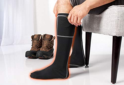 Algopix Similar Product 6 - Sharper Image Heated Socks - Small