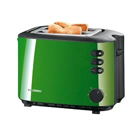 Tostapane Severin 9552 800 W – Nero Opaco, Con Funzioni Scongelamento, Riscaldamento E Cancel, Spegnimento Automatico E Design Compatto