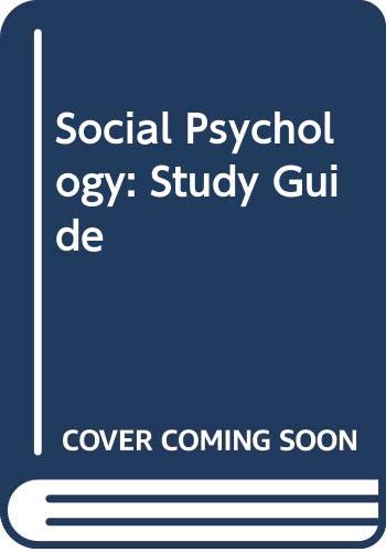 Social Psychology: Study Guide by Maury Silver