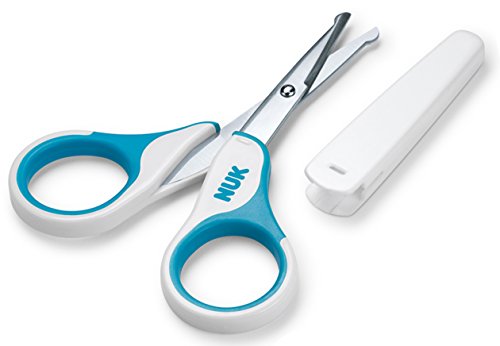 NUK Baby Nagelschere, sicher und präzise, blau, 1 Stück