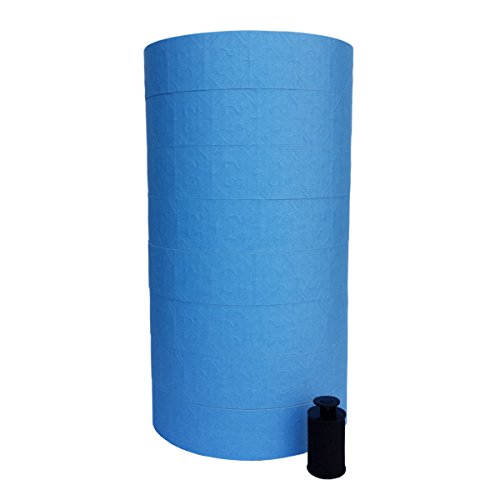 Monarch 1136 Price gun BLUE labels , 8 rolls, two line price marker labels for Paxar 1136 labeler