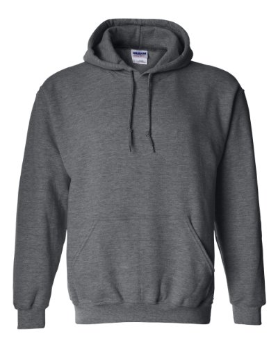 Gildan Adult Heavy Blend� Hooded Sweatshirt (Dark Heather) (4X-Large)
